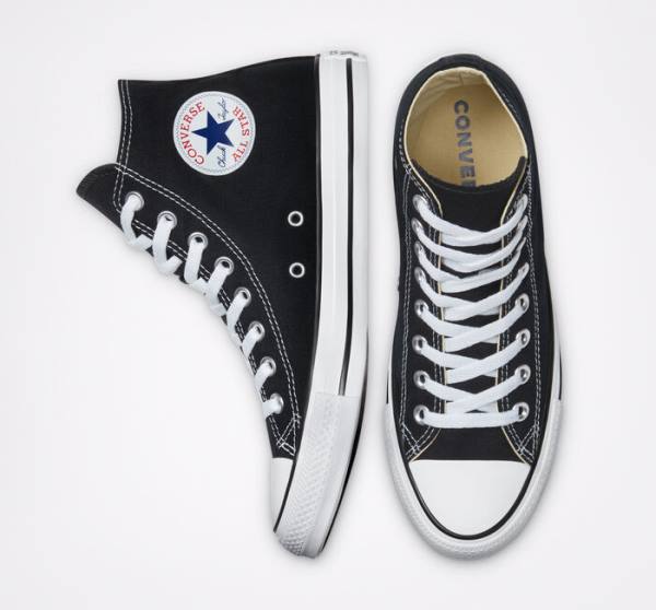 Boty Vysoké Converse Chuck Taylor All Star Black Černé | CV-701ZUG