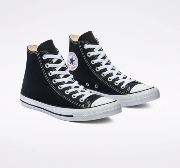 Boty Vysoké Converse Chuck Taylor All Star Black Černé | CV-701ZUG