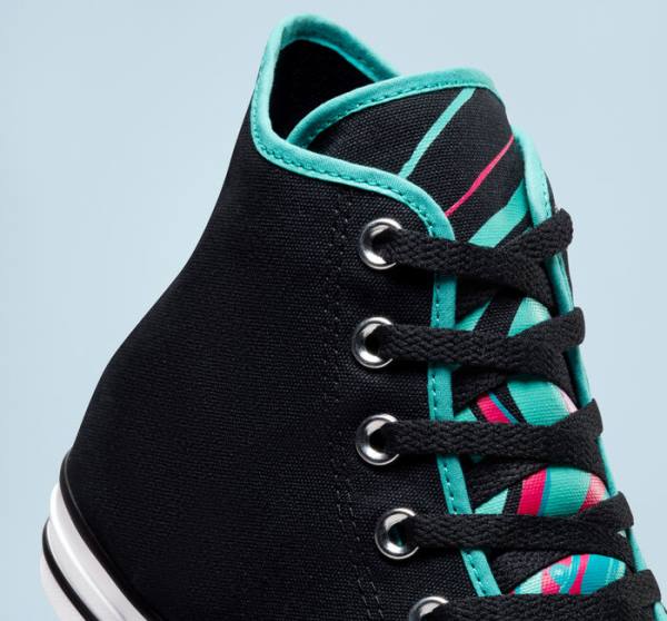 Boty Vysoké Converse Chuck Taylor All Star Marbled Černé Viacfarebný Bílé | CV-726LYK
