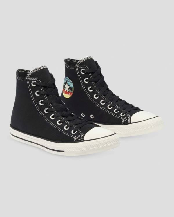 Boty Vysoké Converse Chuck Taylor All Star National Parks Patch Černé | CV-730UNW