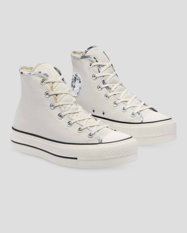 Boty Vysoké Converse Chuck Taylor All Star Lift Festival Béžový | CV-754MDE