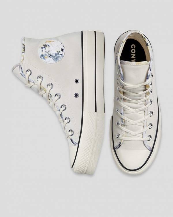 Boty Vysoké Converse Chuck Taylor All Star Lift Festival Béžový | CV-754MDE