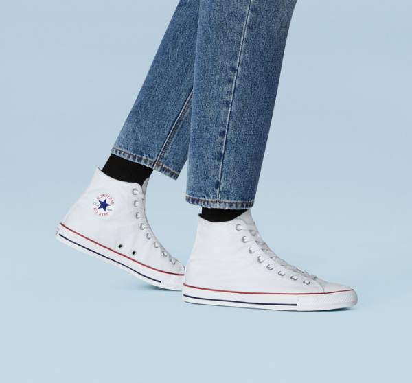 Boty Vysoké Converse Chuck Taylor All Star White Bílé | CV-763UEL