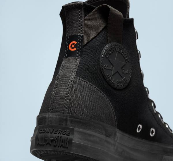 Boty Vysoké Converse Chuck Taylor All Star CX Stretch Platene Černé | CV-842HKJ