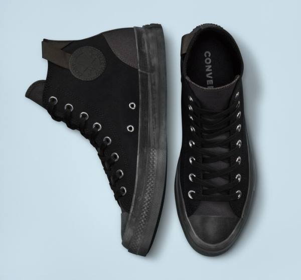 Boty Vysoké Converse Chuck Taylor All Star CX Stretch Platene Černé | CV-842HKJ