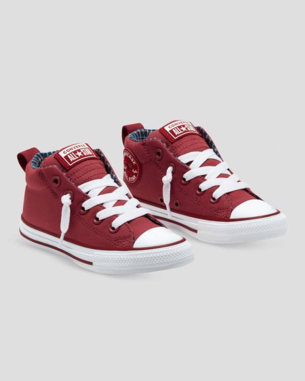 Boty Vysoké Converse Chuck Taylor All Star Street Plaid Červené | CV-864MWU