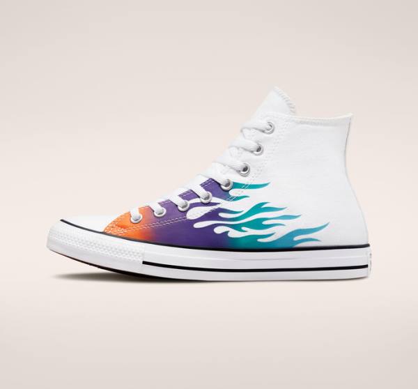 Boty Vysoké Converse Chuck Taylor All Star Archive Prints Bílé Blankyt Tyrkysové | CV-960IBN