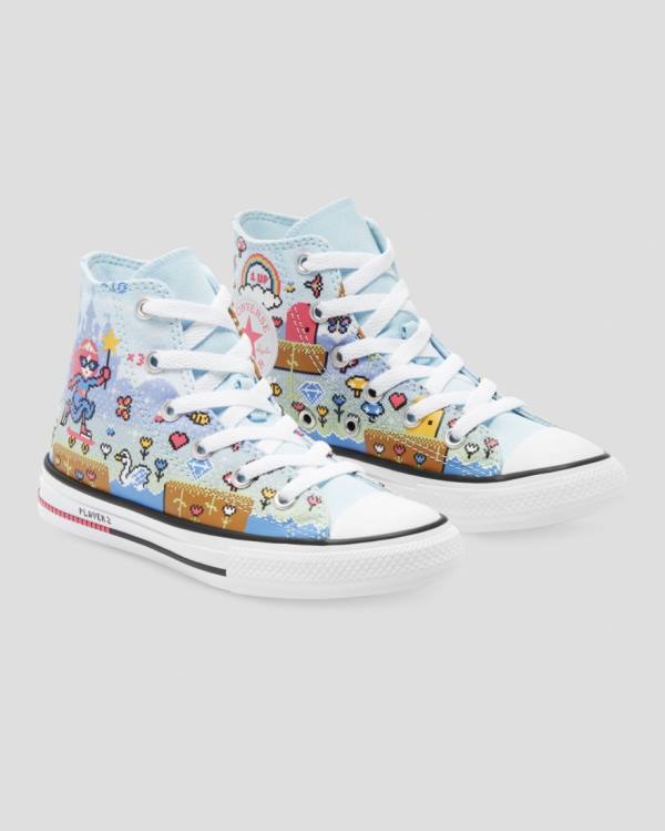 Boty Vysoké Converse Chuck Taylor All Star Girls Gamer Blankyt Růžové Bílé | CV-967BPA