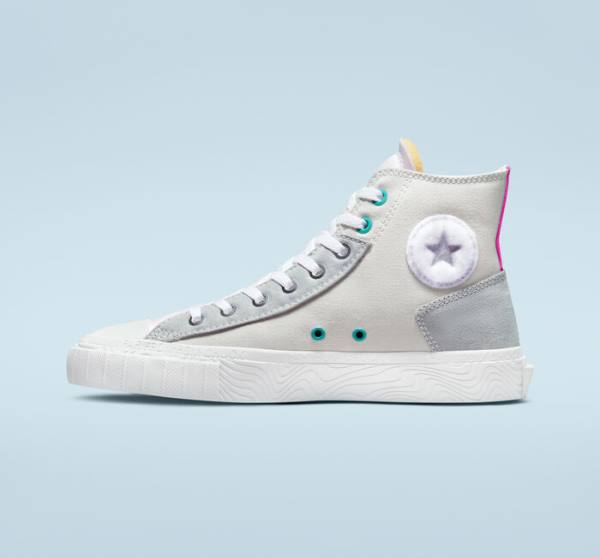 Boty Vysoké Converse Chuck Taylor Alt Star Marbled Patch Šedé Růžové | CV-195FMP