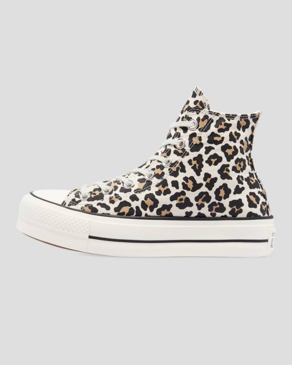 Boty Vysoké Converse Chuck Taylor Lift Leopard Print Platformyě Leopard | CV-432GXV