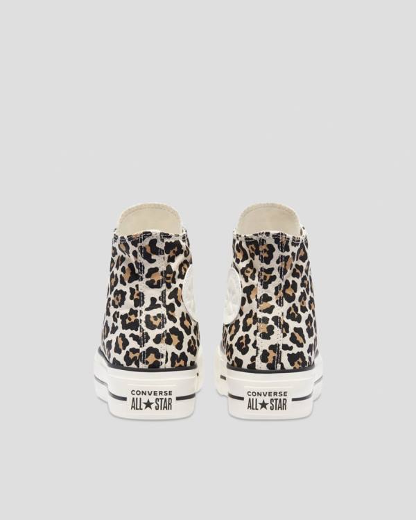 Boty Vysoké Converse Chuck Taylor Lift Leopard Print Platformyě Leopard | CV-432GXV