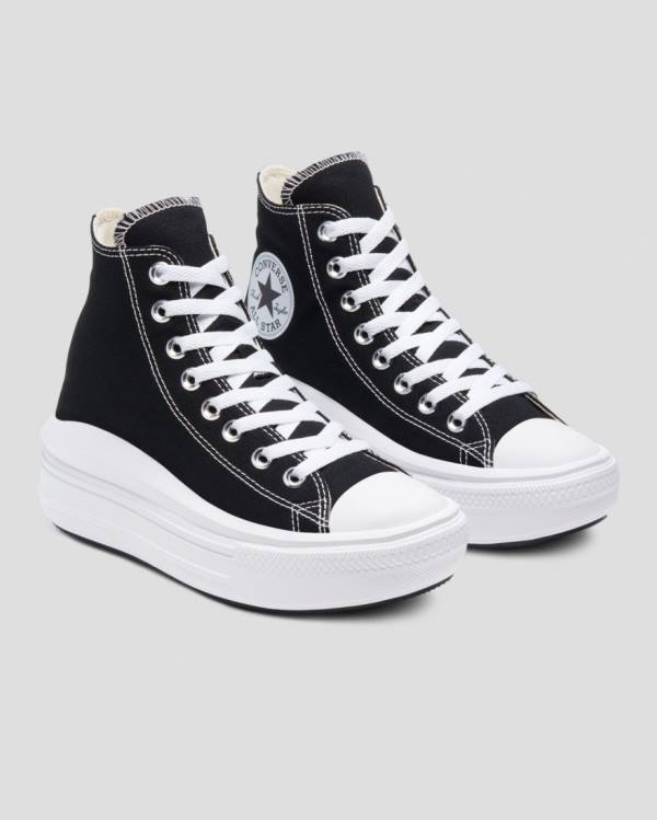 Boty Vysoké Converse Chuck Taylor Move Platformyě Černé | CV-821SFL