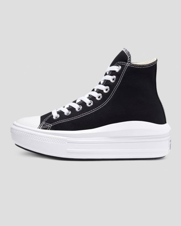 Boty Vysoké Converse Chuck Taylor Move Platformyě Černé | CV-821SFL
