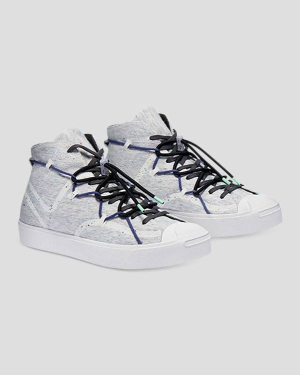 Boty Vysoké Converse Jack Purcell Ralley Morphlon Šedé | CV-829HYK