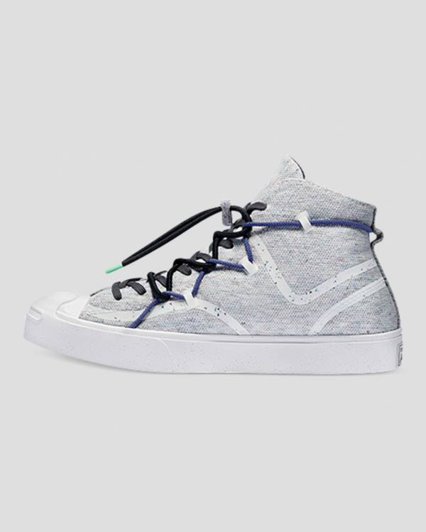 Boty Vysoké Converse Jack Purcell Ralley Morphlon Šedé | CV-829HYK