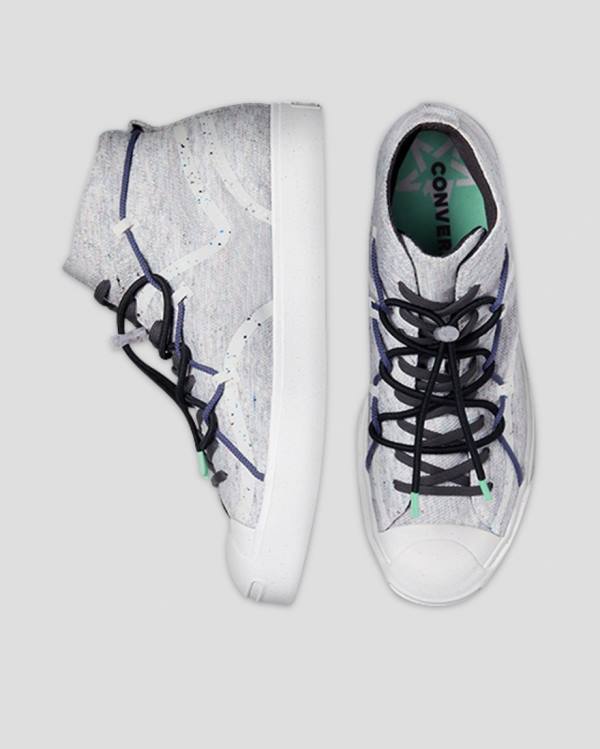 Boty Vysoké Converse Jack Purcell Ralley Morphlon Šedé | CV-829HYK