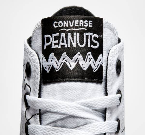 Boty Vysoké Converse Peanuts Chuck Taylor All Star Bílé Černé Červené | CV-326AIT
