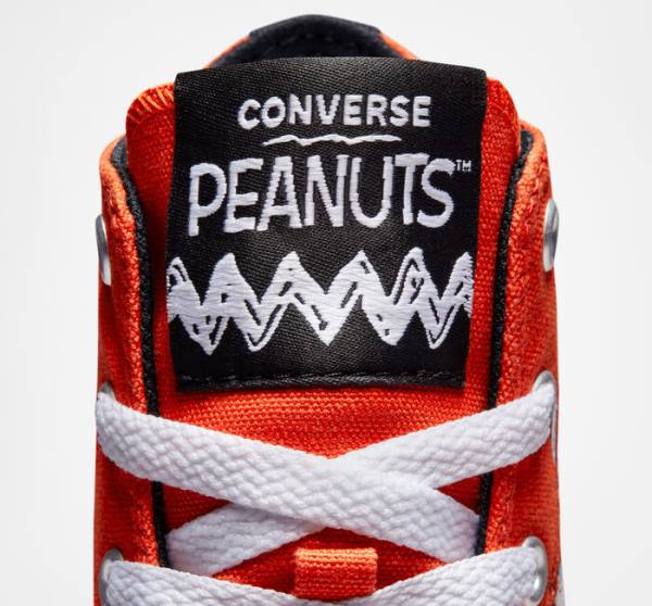 Boty Vysoké Converse Peanuts Chuck Taylor All Star Červené Černé Bílé | CV-682SIU