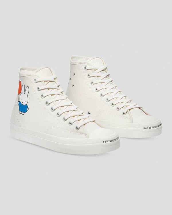 Boty Vysoké Converse Pop Trading Miffy Jack Purcell Pro Béžový | CV-794GMY
