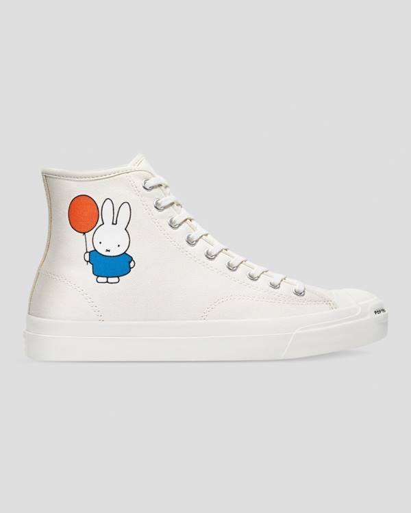 Boty Vysoké Converse Pop Trading Miffy Jack Purcell Pro Béžový | CV-794GMY