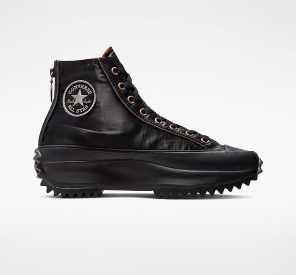 Boty Vysoké Converse Run Star Hike Platformyě It\'s Possible Černé | CV-273KCE