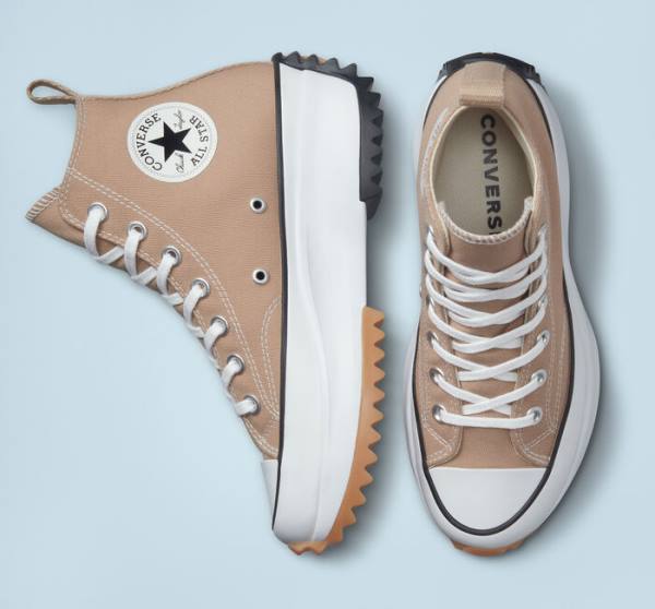 Boty Vysoké Converse Run Star Hike Platformyě Seasonal Color Černé Bílé | CV-320VXD