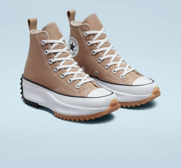 Boty Vysoké Converse Run Star Hike Platformyě Seasonal Color Černé Bílé | CV-320VXD