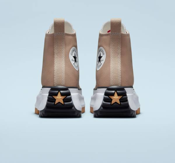 Boty Vysoké Converse Run Star Hike Platformyě Seasonal Color Černé Bílé | CV-320VXD