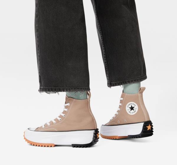 Boty Vysoké Converse Run Star Hike Platformyě Seasonal Color Černé Bílé | CV-320VXD