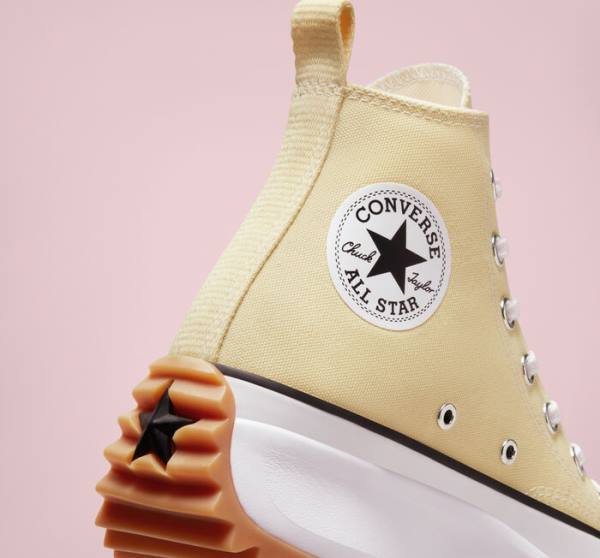 Boty Vysoké Converse Run Star Hike Platformyě Seasonal Color Citrón Černé Bílé | CV-680MWN