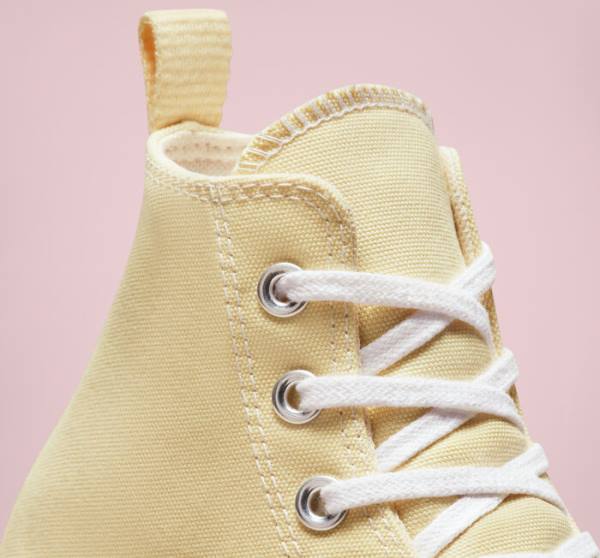 Boty Vysoké Converse Run Star Hike Platformyě Seasonal Color Citrón Černé Bílé | CV-680MWN