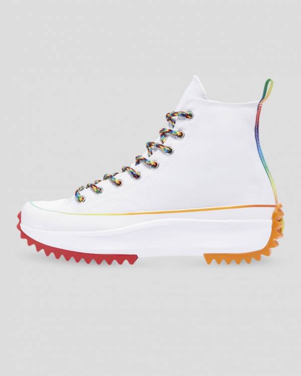 Boty Vysoké Converse Run Star Hike Pride Bílé | CV-154DMY