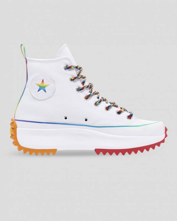 Boty Vysoké Converse Run Star Hike Pride Bílé | CV-154DMY