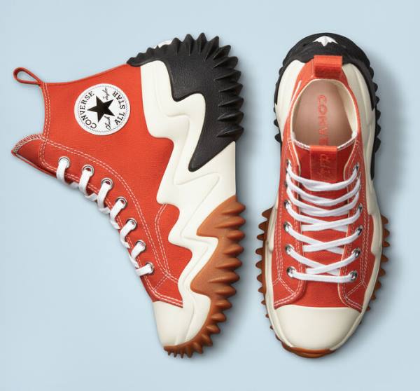 Boty Vysoké Converse Run Star Motion Platformyě Seasonal Color Oranžové Černé | CV-239JIF