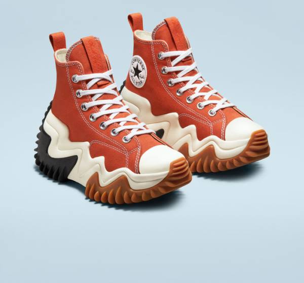 Boty Vysoké Converse Run Star Motion Platformyě Seasonal Color Oranžové Černé | CV-239JIF