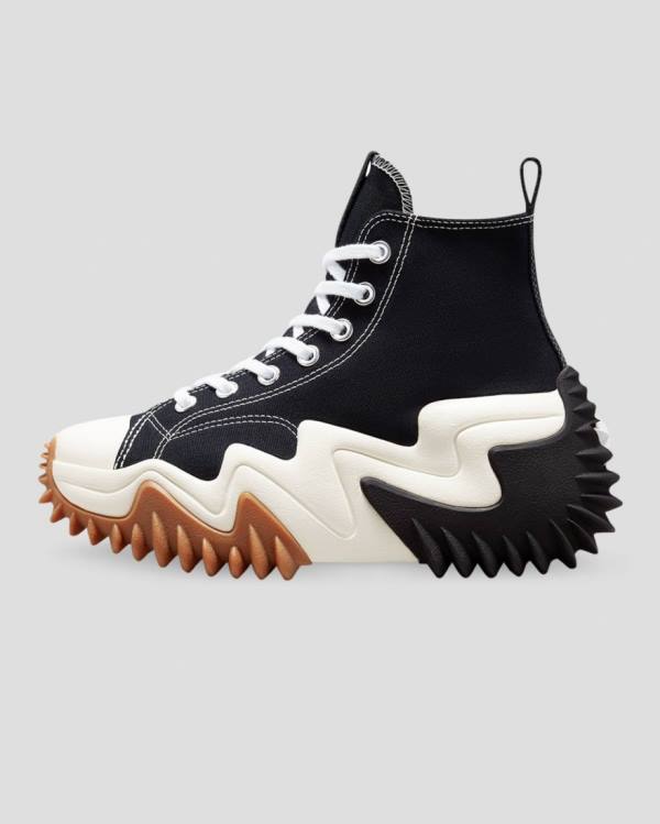 Boty Vysoké Converse Run Star Motion Platformyě Černé | CV-398NTO