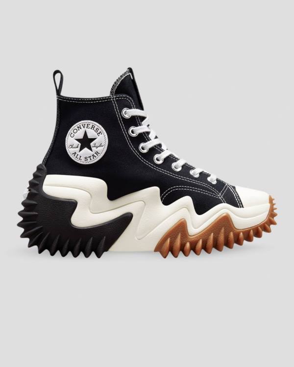 Boty Vysoké Converse Run Star Motion Platformyě Černé | CV-398NTO