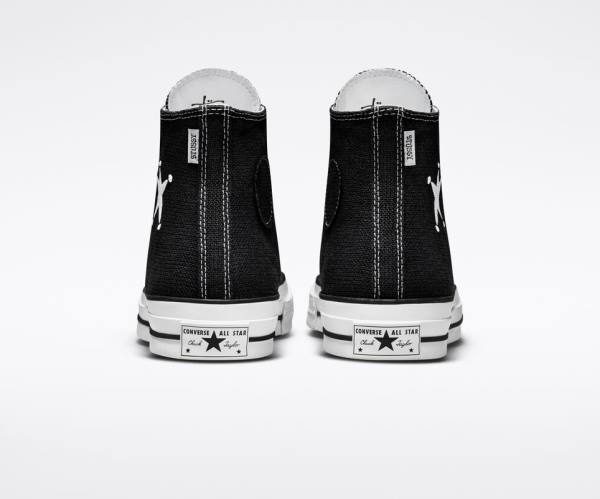 Boty Vysoké Converse Stussy Chuck 70 Černé Bílé | CV-402CBH