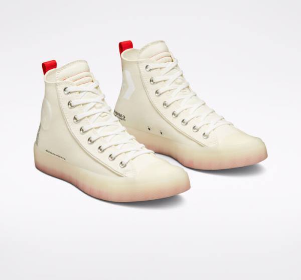 Boty Vysoké Converse UNT1TL3D Béžový Bílé | CV-180ERU