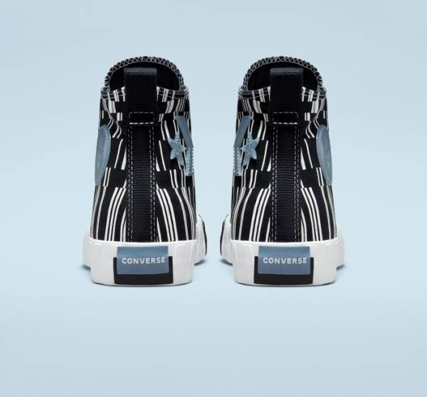Boty Vysoké Converse UNT1TL3D Translucent Barcode Černé Bílé Indigo | CV-519FEB