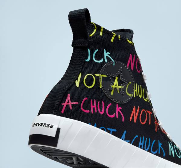 Boty Vysoké Converse UNT1TL3D Černé Bílé | CV-012VWF