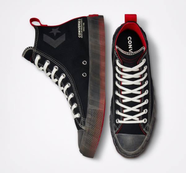 Boty Vysoké Converse UNT1TL3D Černé | CV-497YVD