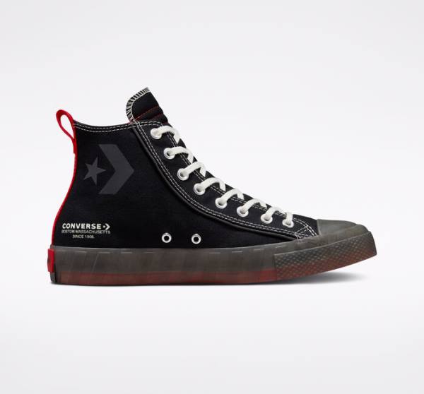 Boty Vysoké Converse UNT1TL3D Černé | CV-497YVD