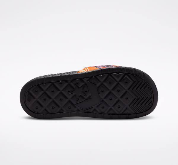 Sandály Converse All Star Pantofle Tropical Florals Černé Tmavě Žluté Růžové | CV-340DFP