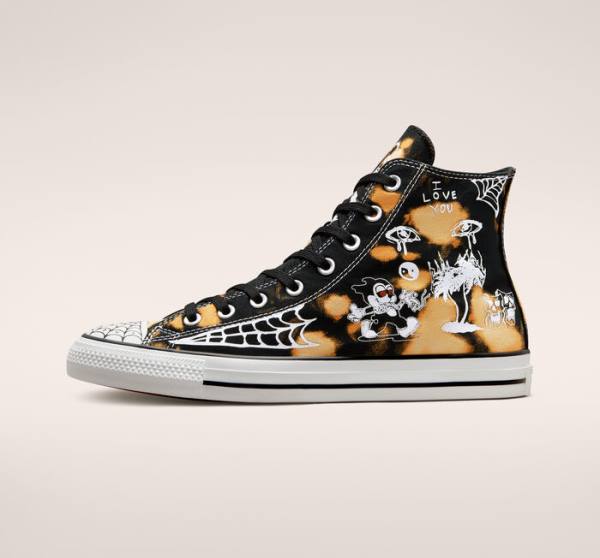 Skate Boty Converse CONS Chuck Taylor All Star Pro Sean Pablo Černé Bílé | CV-190MEF