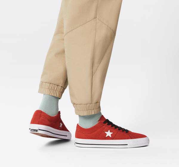 Skate Boty Converse CONS One Star Pro Semišové Černé Bílé | CV-239VUT